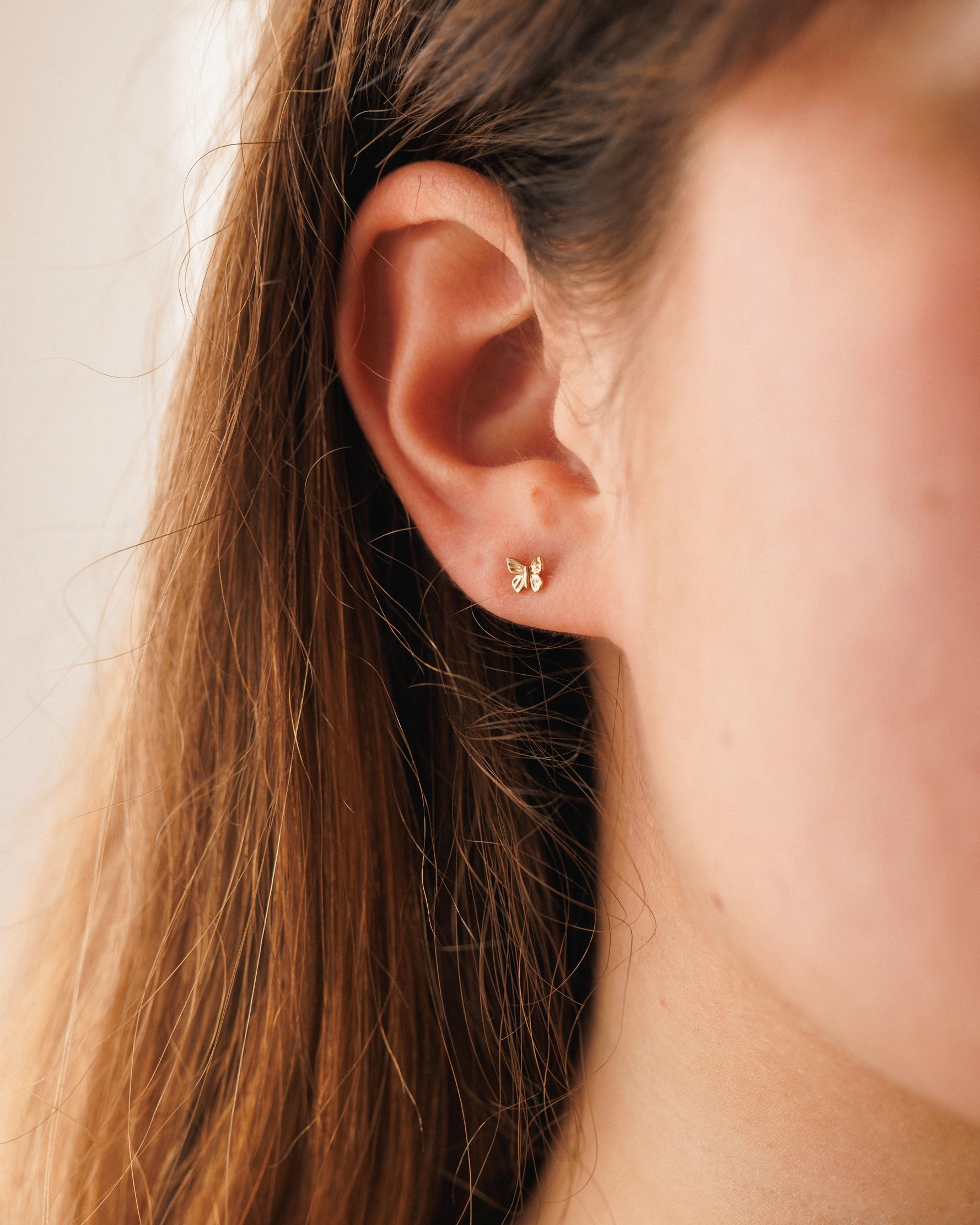 Butterfly Studs Pop Element Soft Lighting