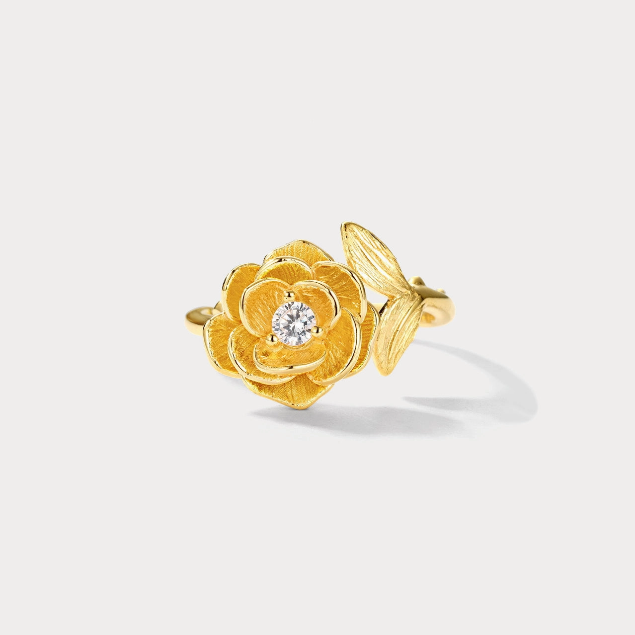 Work Accent Occasional Accessory Camellia Ring
