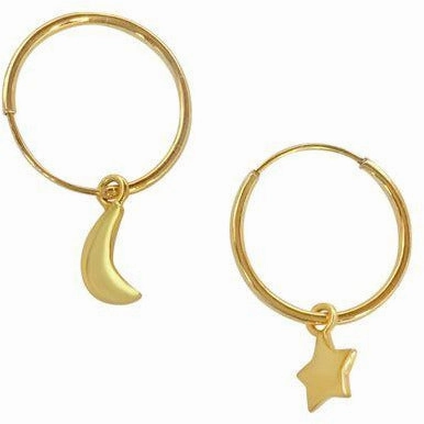 Celestial hoop earrings Adorable Ornament Fashionable Embellishment