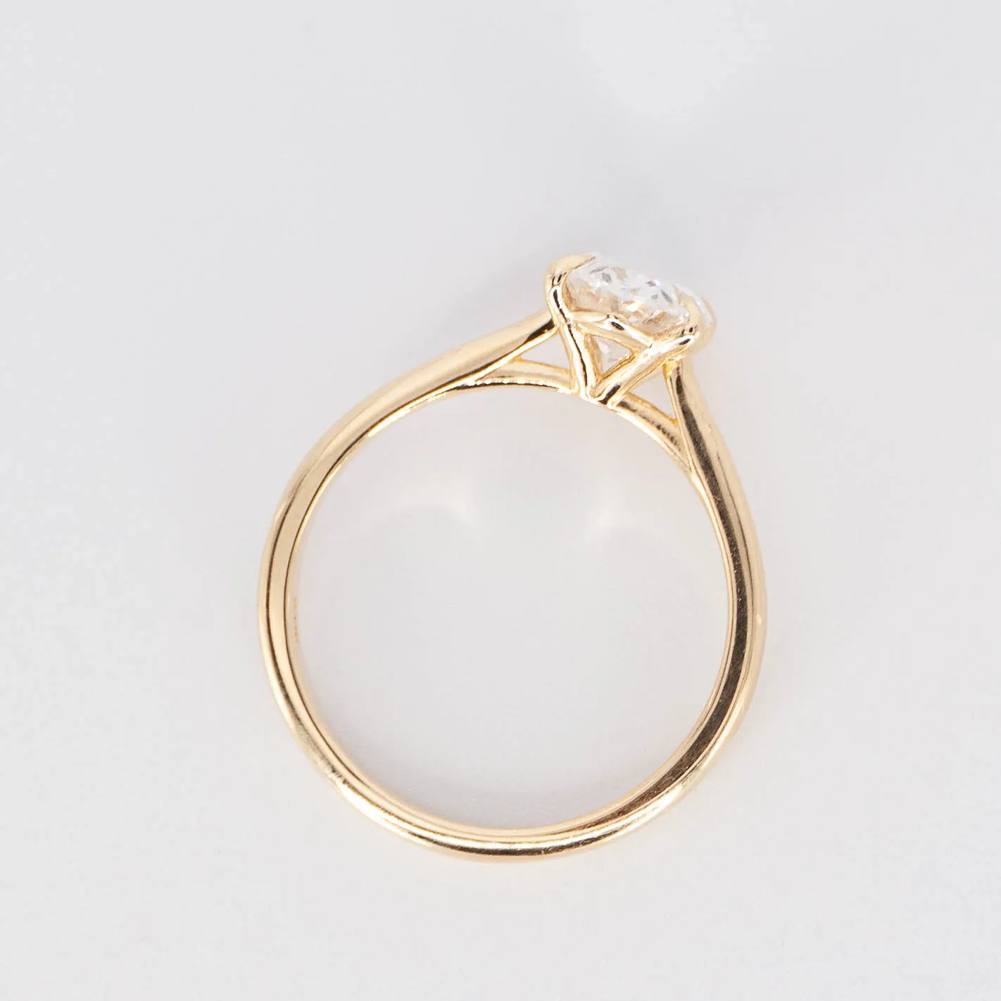 Mood Piece Delicate Feature Celine Ring - 1.5ct Lab Diamond