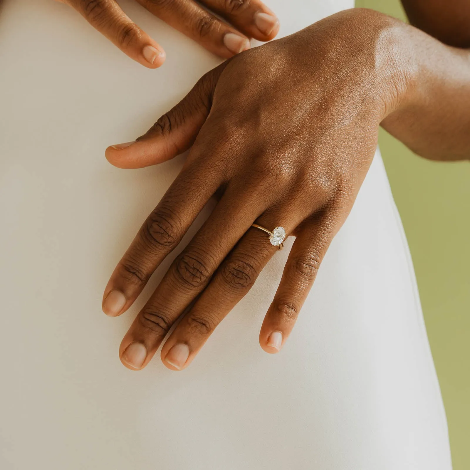 Celine Ring - 1.5ct Lab Diamond Everyday Edge Smooth Glow