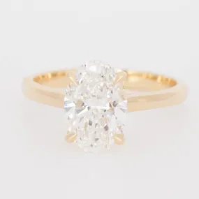 Elegant Line Fresh Detail Celine Ring - 2.78ct Lab Diamond