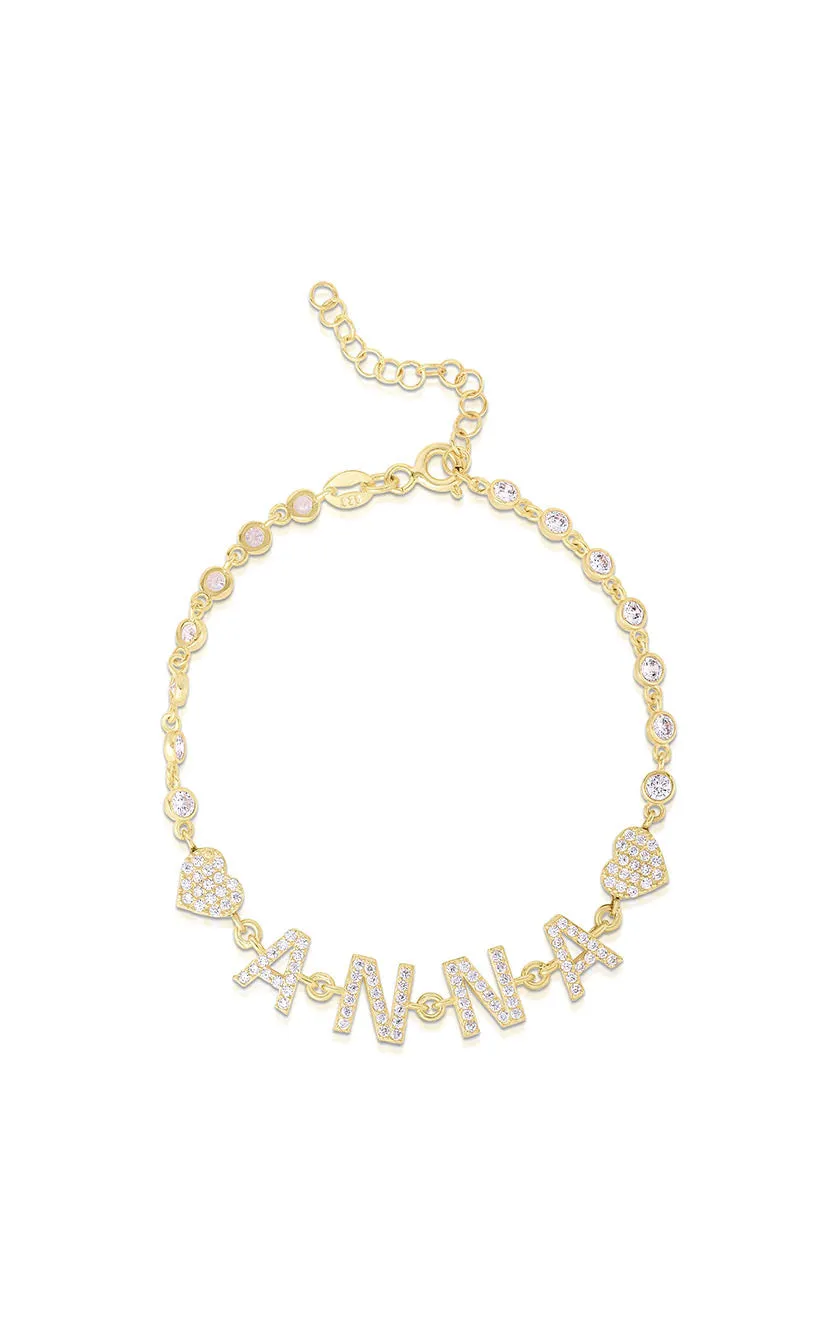 Limited availability Pav?? Block Name Bracelet