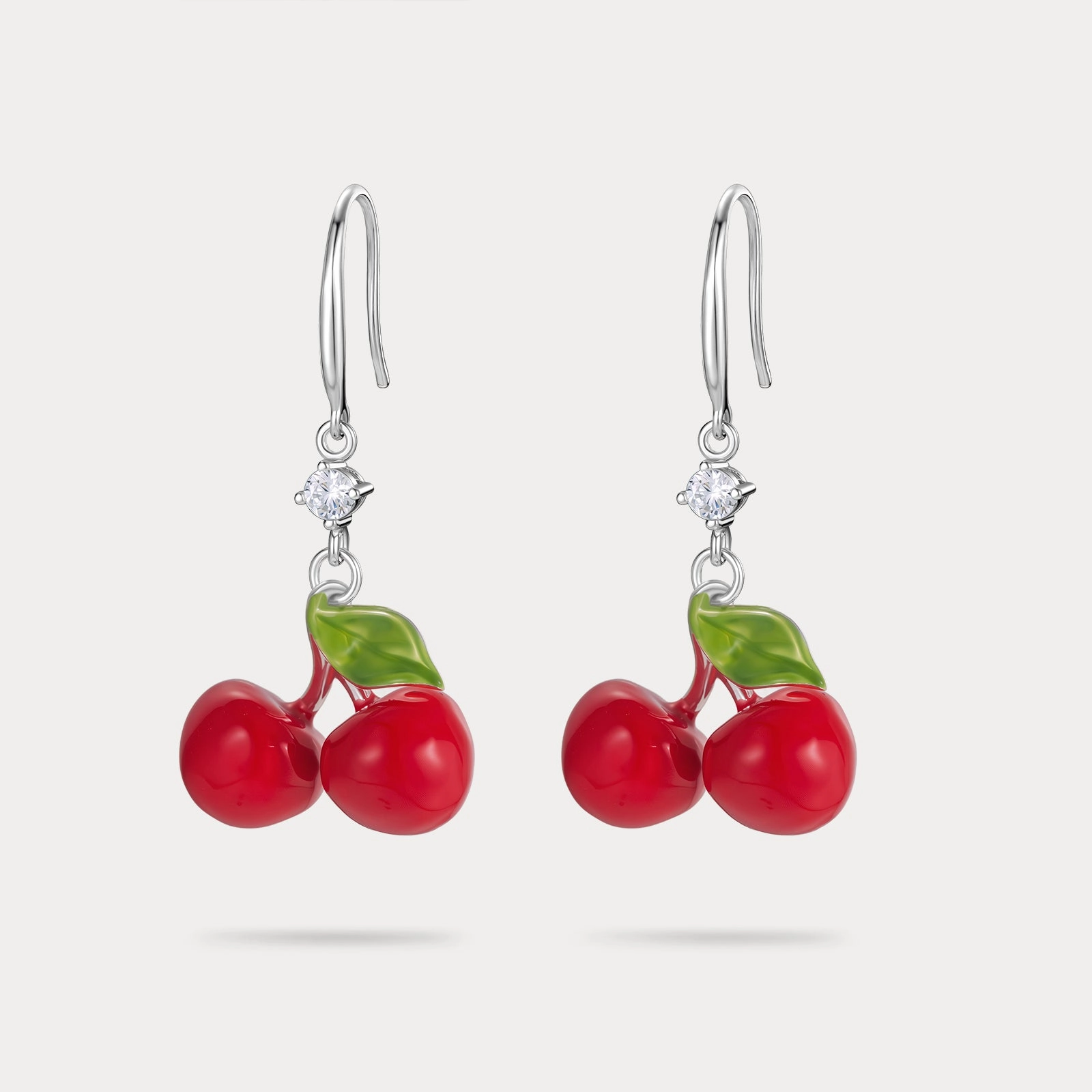 Elegant Look Cherry Earrings