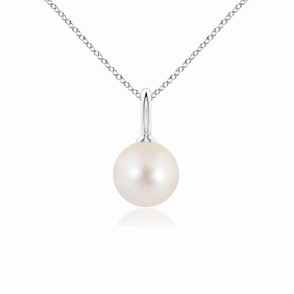 Signature Accent 8mm Classic Freshwater Cultured Pearl Solitaire Pendant