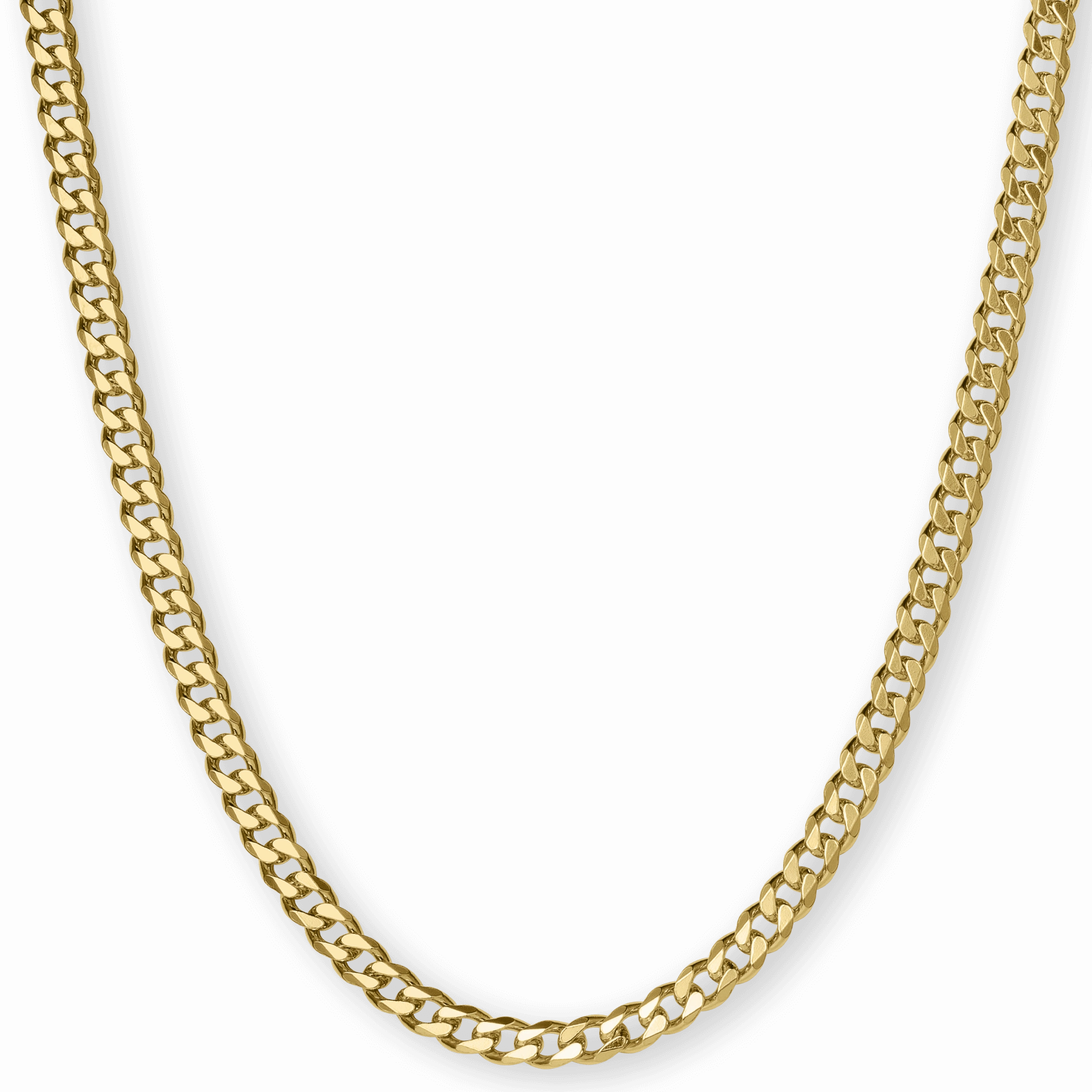 Inspired Feature Formal Vibe The Gold Cuban Necklace - Italian Collection