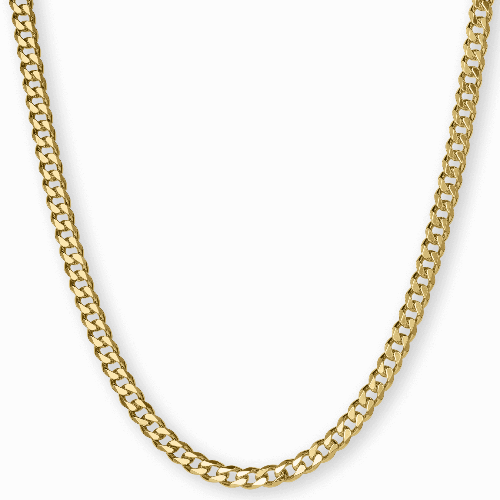 Studio Light Styled Finish The Gold Cuban Necklace - Italian Collection