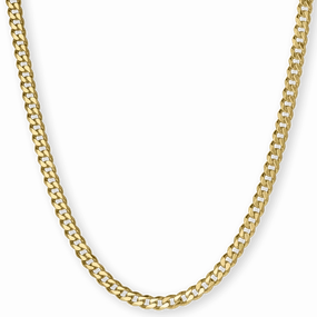 Inspired Feature Formal Vibe The Gold Cuban Necklace - Italian Collection