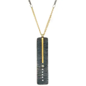 Chic Appeal Classic Aspen Necklace - 18k gold, Oxidized Silver   Reclaimed Diamonds