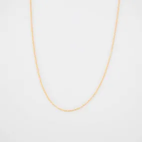 Cool Accent Exclusive Appeal Dainty Cable Chain Necklace