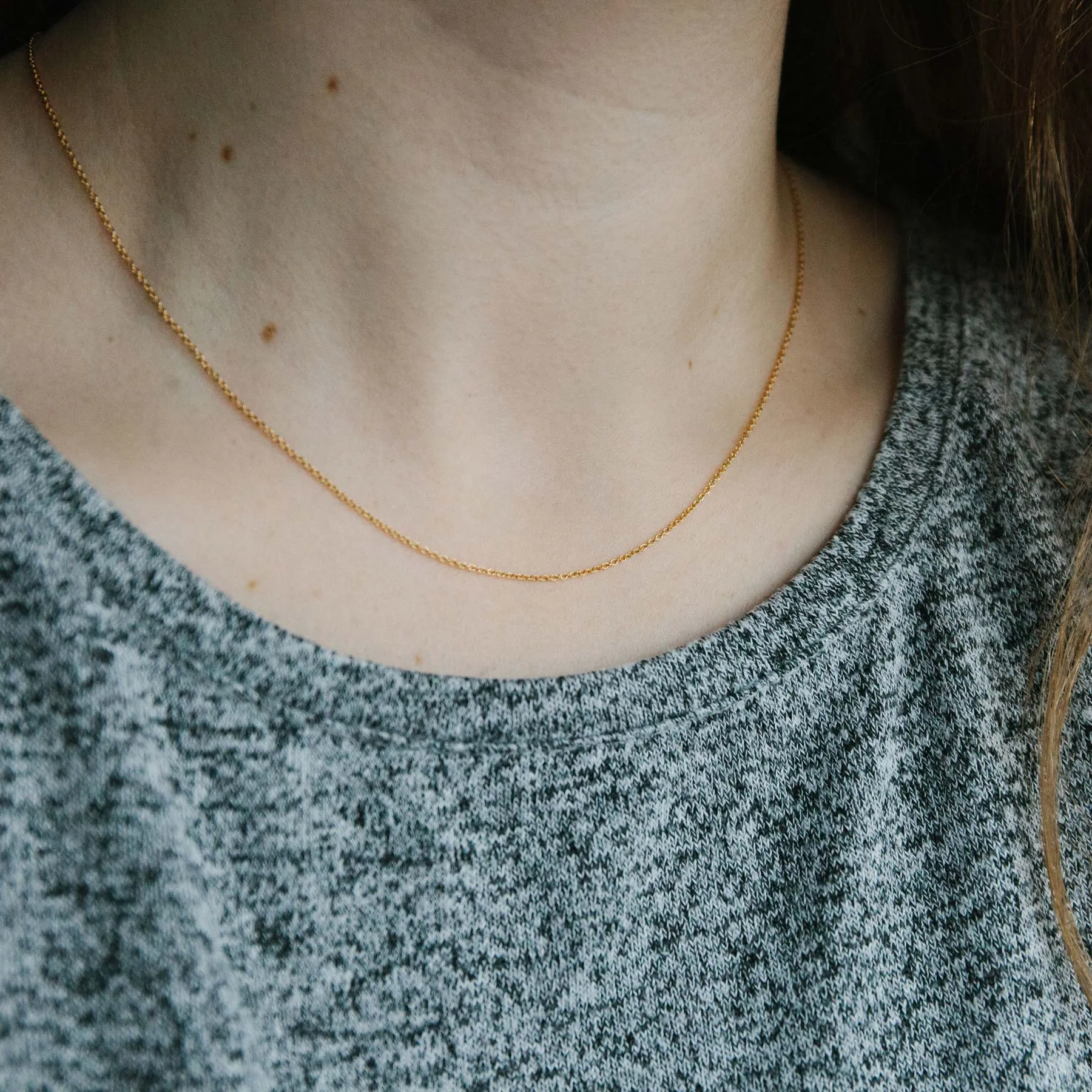 Dainty Cable Chain Necklace Community Piece Own Item