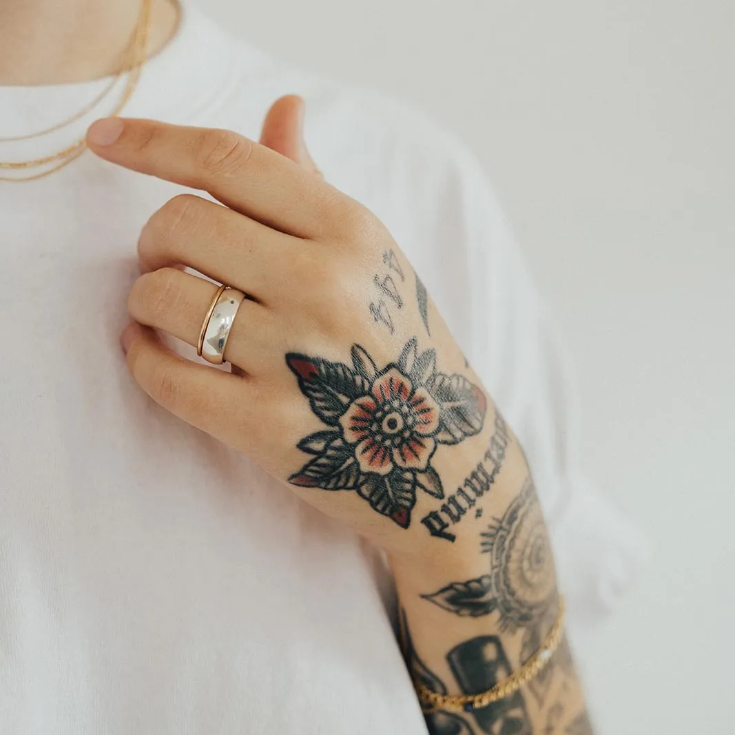 Classic Ring - 14K Solid Gold Minimal Glow Fashion Collection