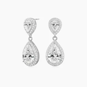 Classic Teardrop Earrings Style Match Glamour Appeal