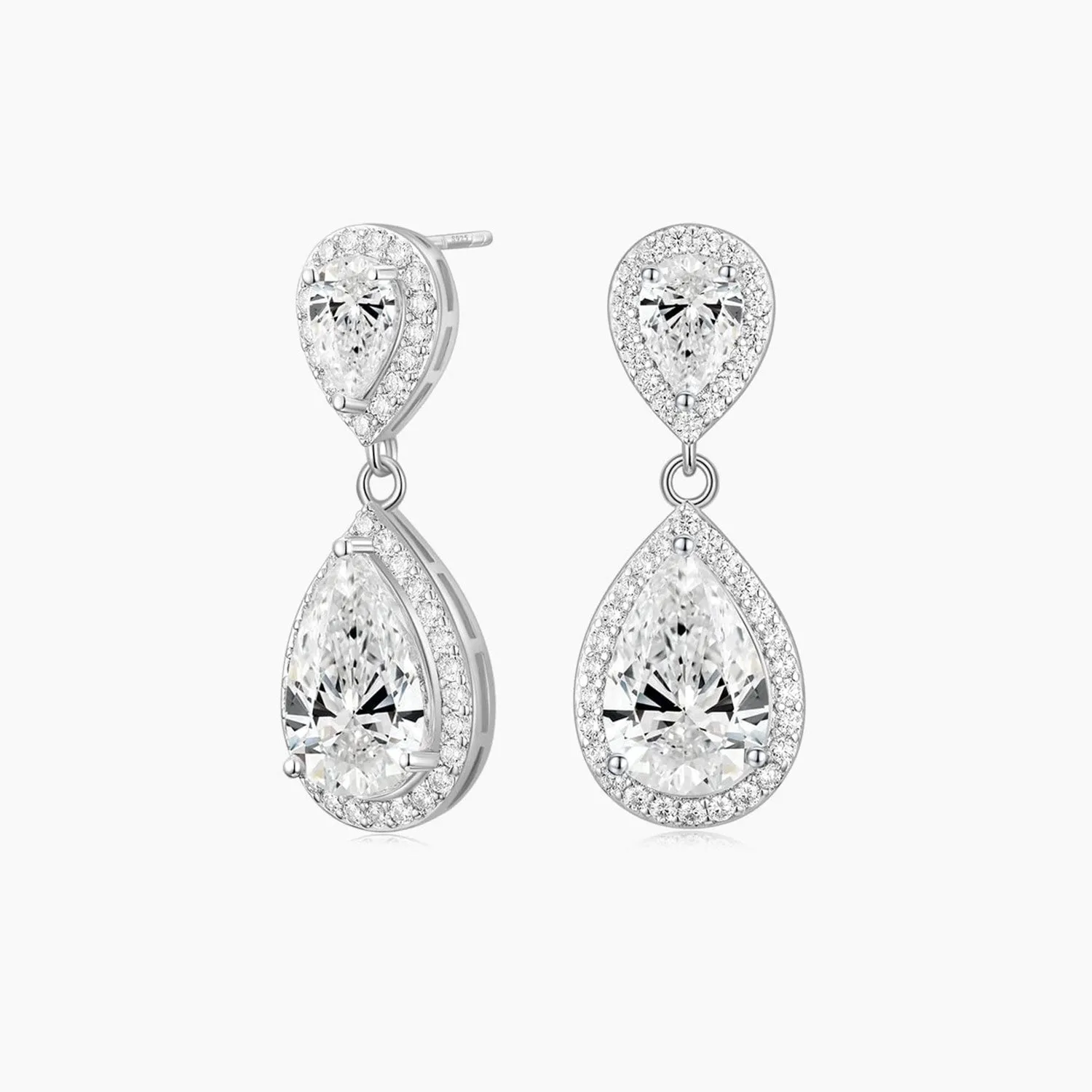 Classic Teardrop Earrings Style Match Glamour Appeal