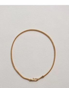 Hardware Hook Pendant Necklace Gold & Silver Effortless Glow Signature Charm