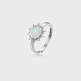 Opal Sun Ring Allure Detail Stylish Craft