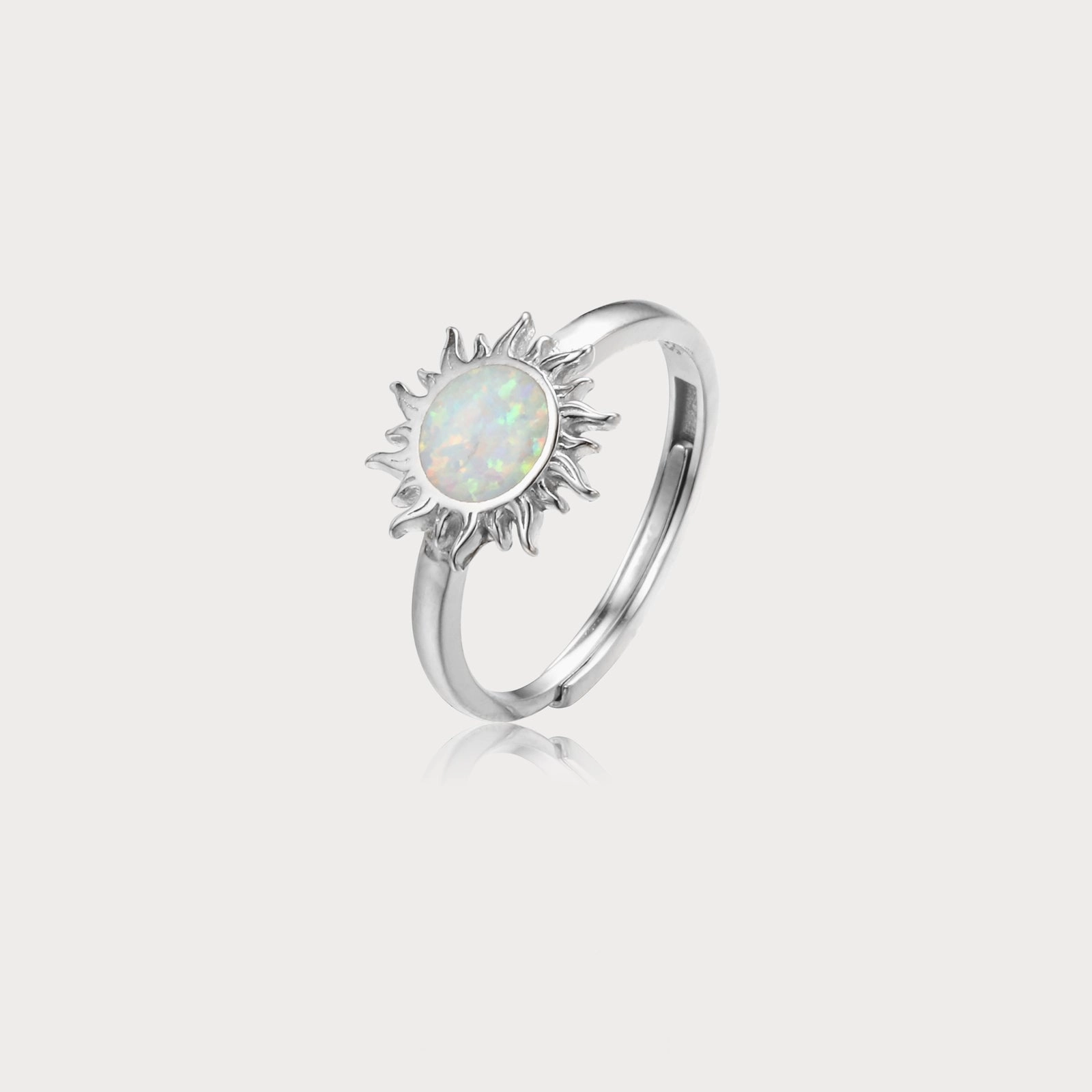 Opal Sun Ring Allure Detail Stylish Craft