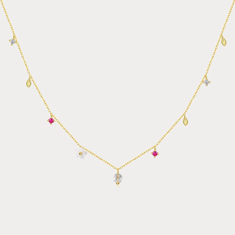 Night Out Elegant Choice Sakura Charm Necklace