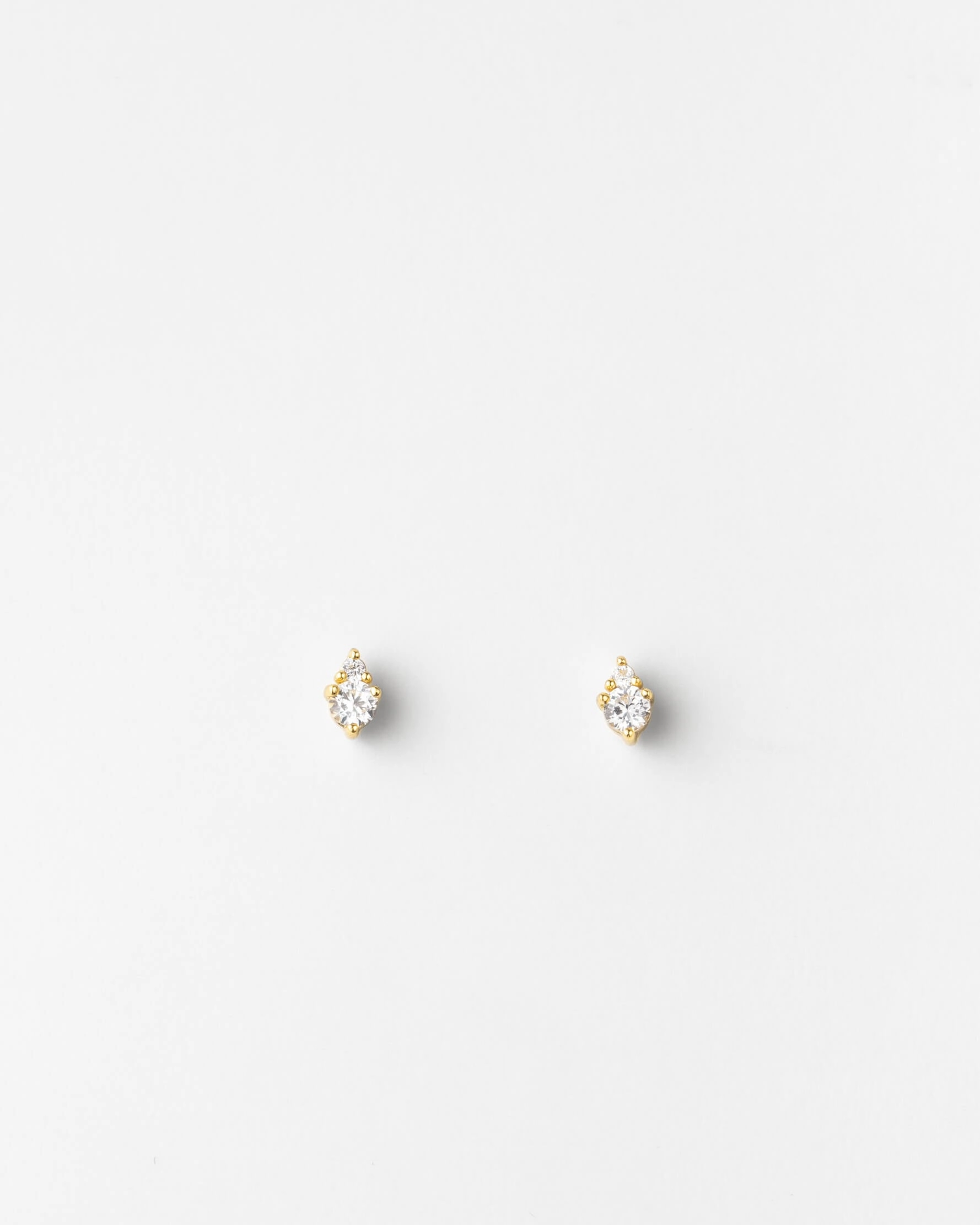 Morningstar White Sapphire Studs Subdued Sparkle Glamorous Pieces
