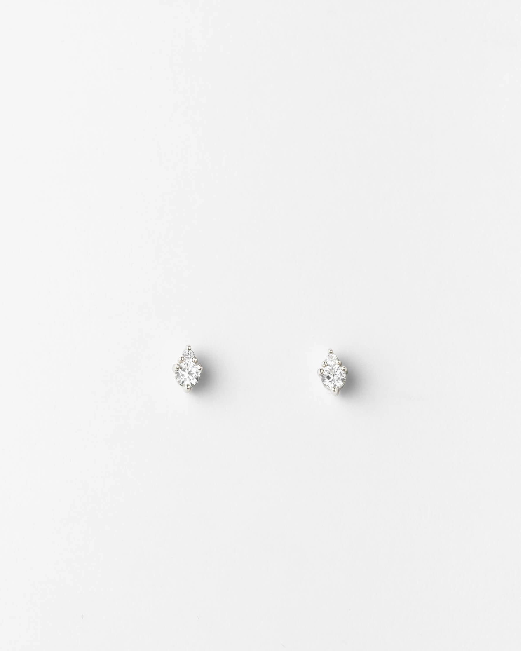 Flawless Look Fashion Focus Morningstar White Sapphire Studs