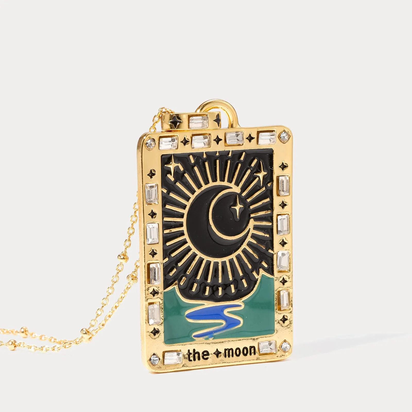 Galaxy Tarot Necklace spring fashion Understated Spark