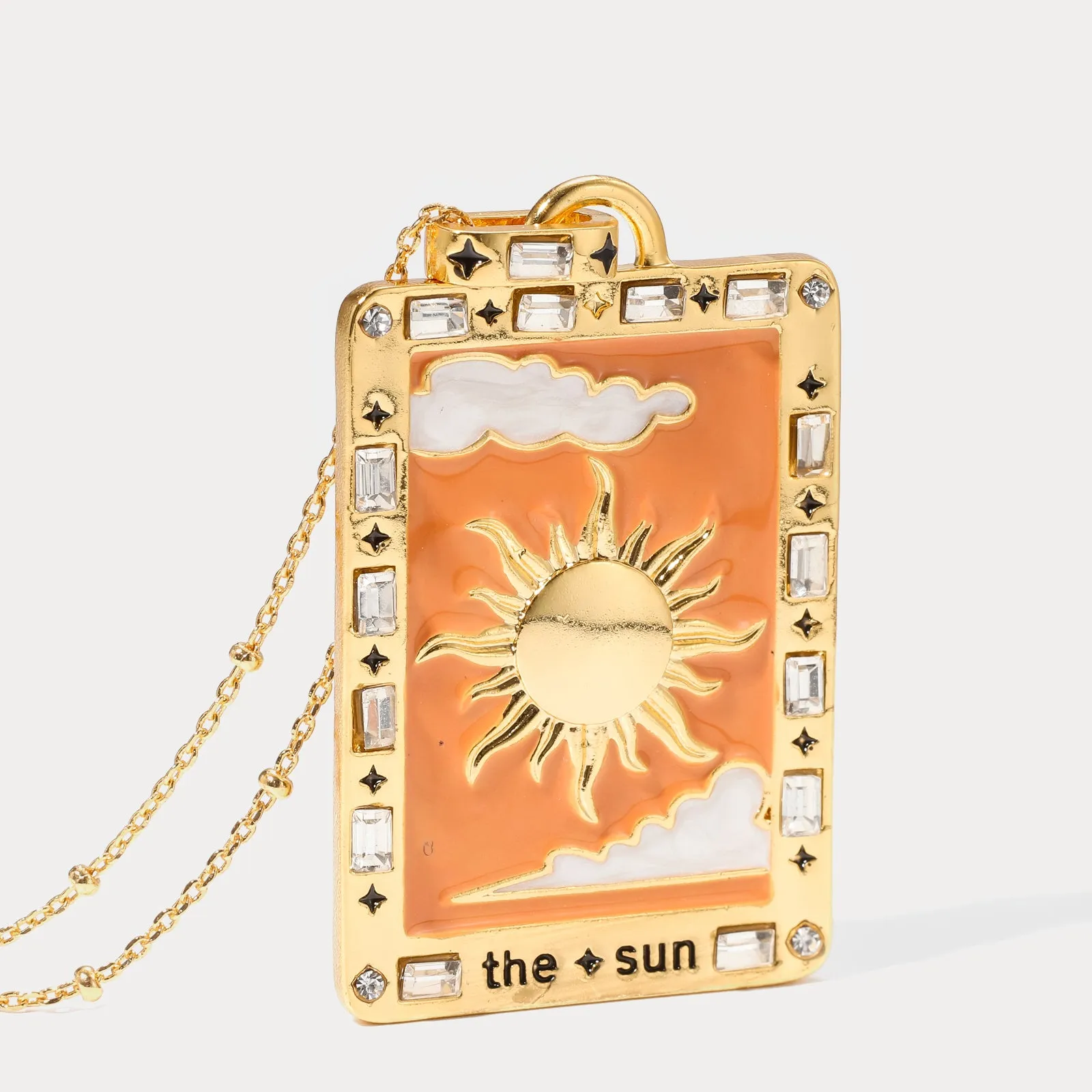 Sophisticated Style Light tone Galaxy Tarot Necklace