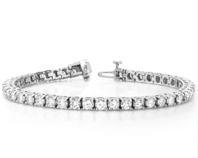 Sought After Bremer Jewelry Tennis Diamond Bracelet in 14K White Gold (11.48ctw)