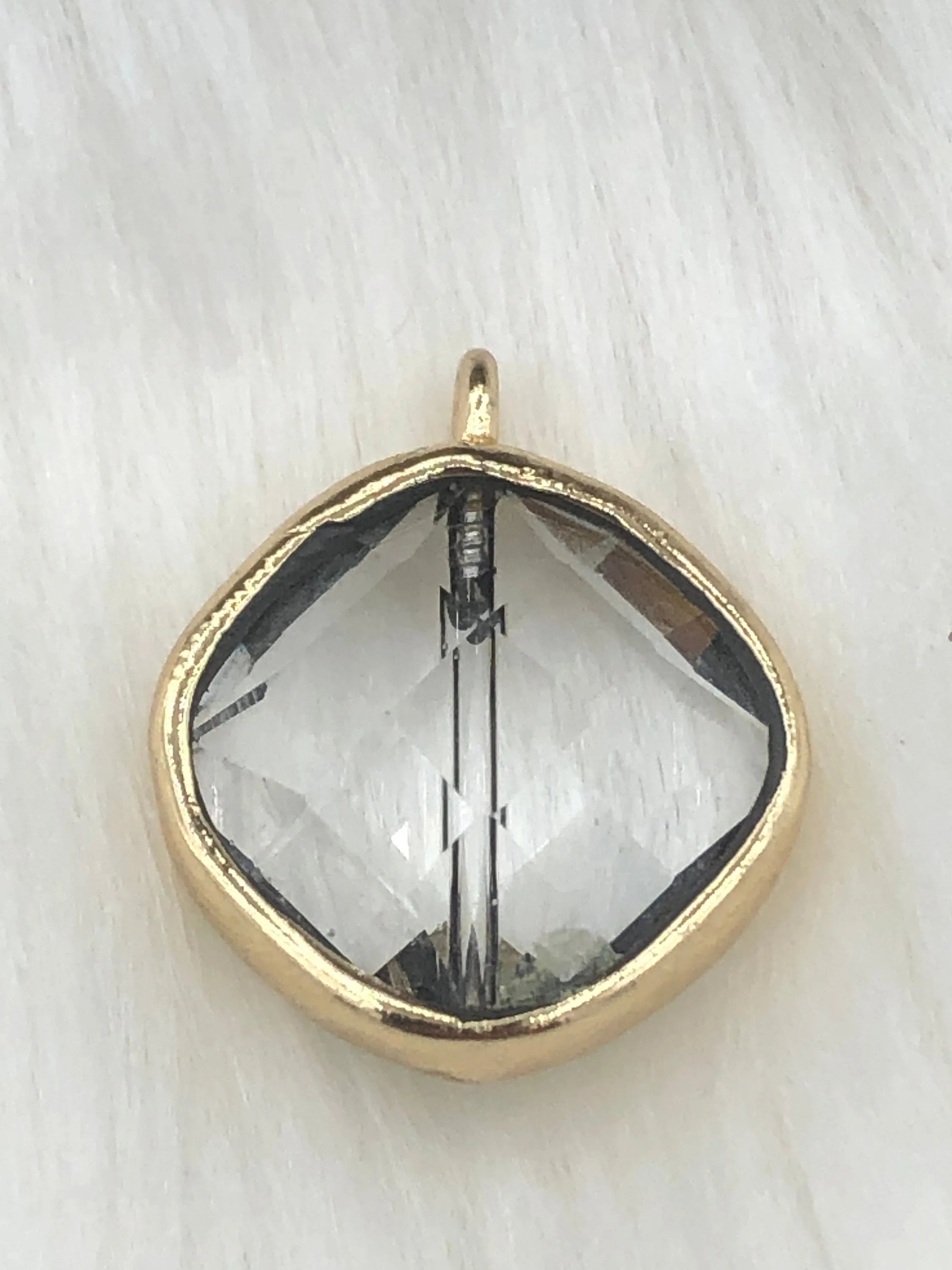 Often Adornment Crystal Gold Soldered Pendants and charms. Square, Teardrop, Drop, Square connector , 7 Styles to choose from. Fast Shipping