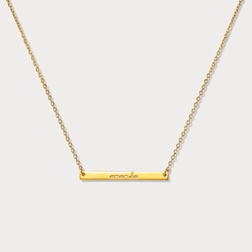 Active Teen Custom Name Tag Chain Necklace