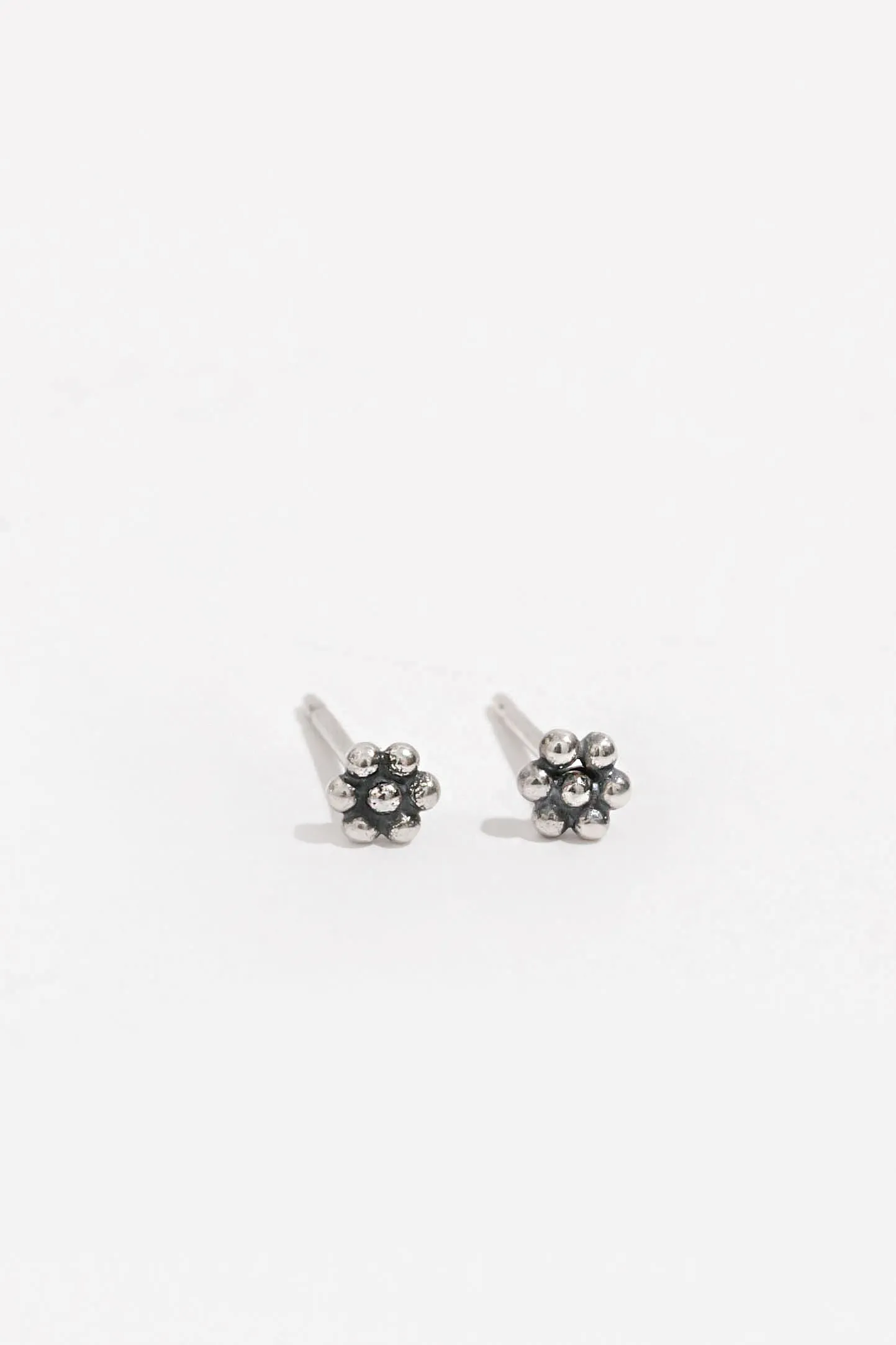 Dahlia Studs Fine Accent Lustrous Sparkle