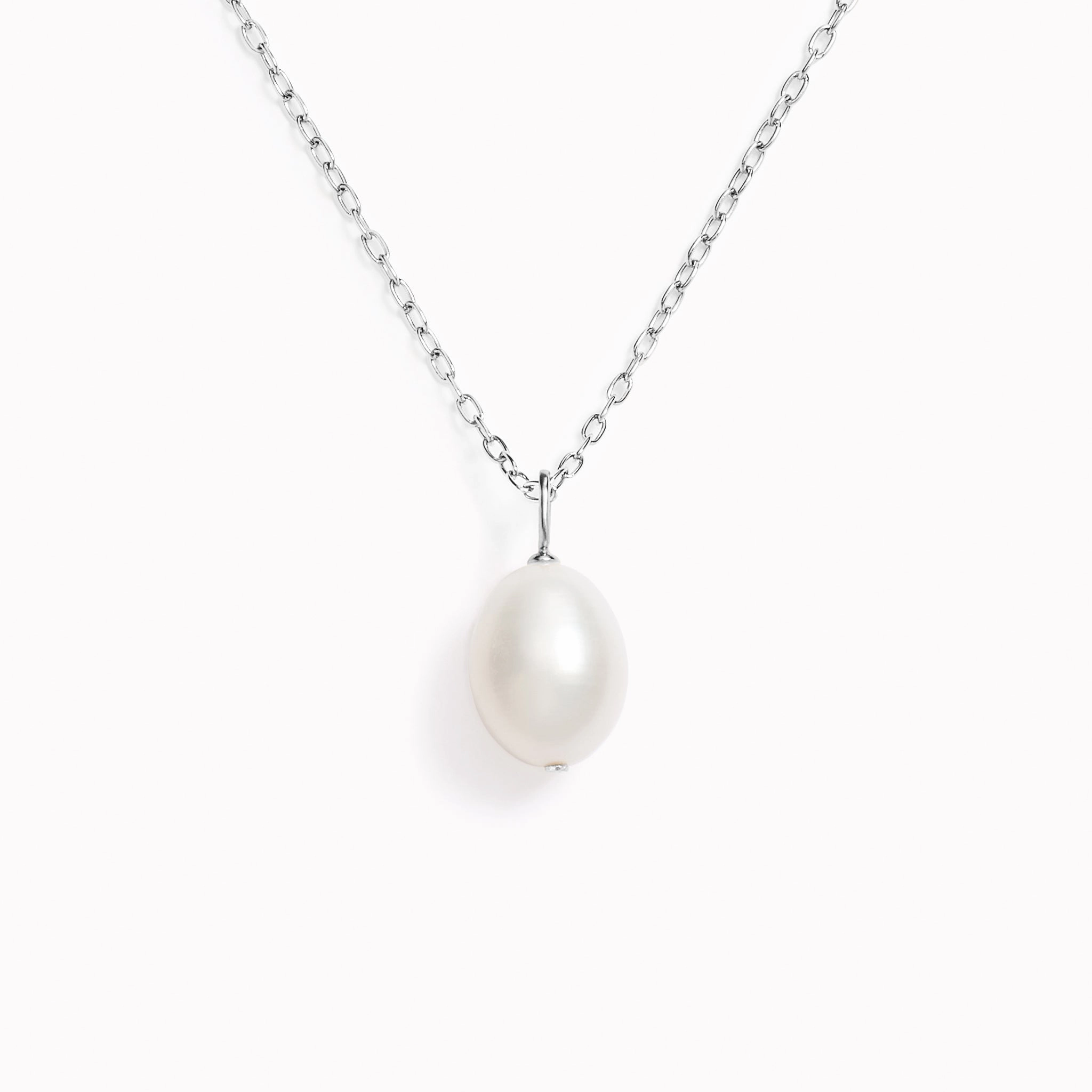 Baroque Pearl Necklace Silver Style Upgrade Occasion Style