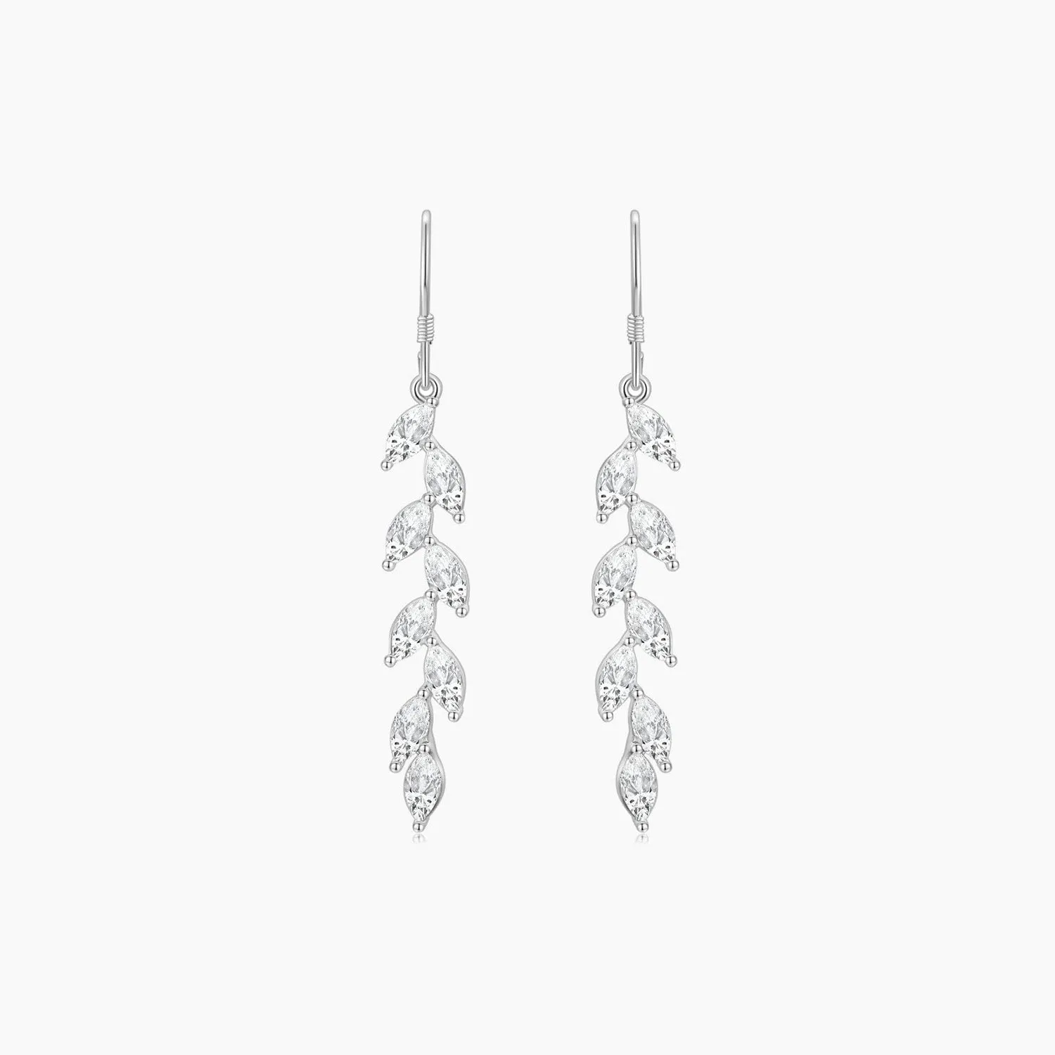 Dainty Bride Earrings For Women Creative Accent Glossy Detail