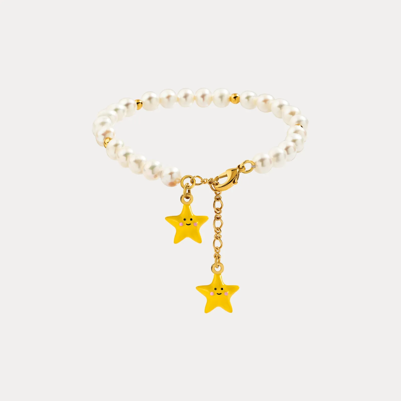 Eye Catching Star Pearl Bracelet