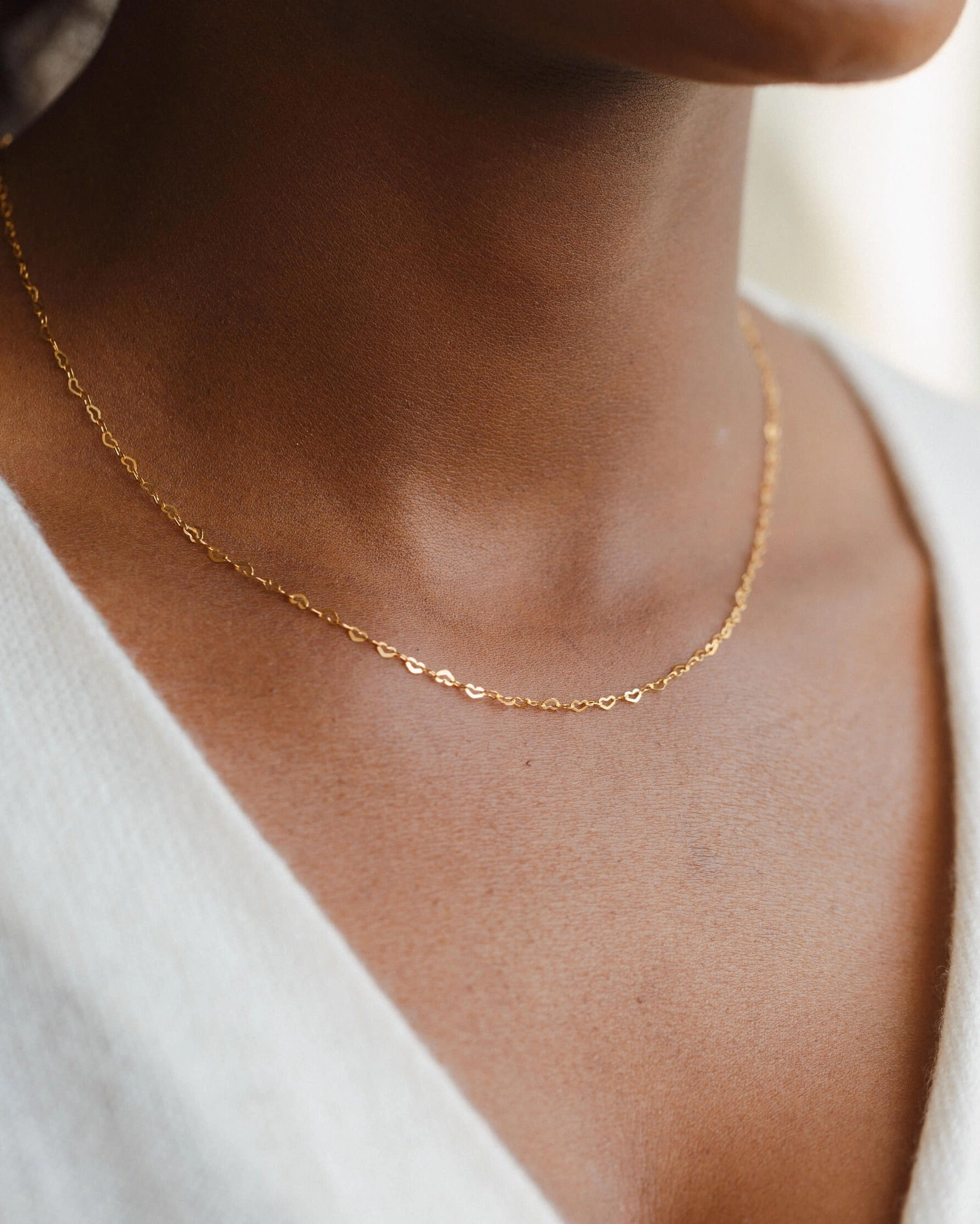 Glamorous Gifts Special Occasion Gift Dainty Heart Chain