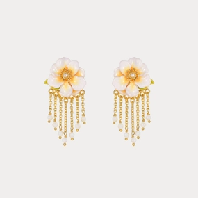 Jasmine Tassel Earrings Summer Decoration Beautiful Detail