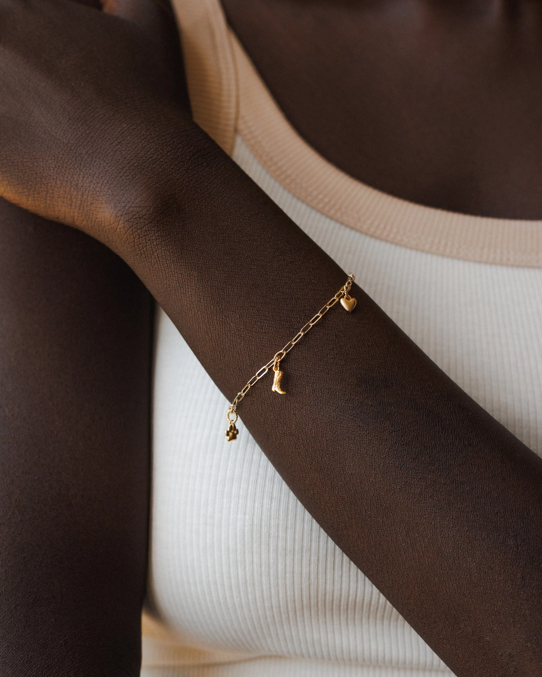 Custom Charm Bracelet Trendy Layer