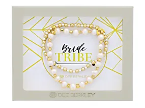 Dee Berkley 7 inch Bracelet in Yellow Gold Filled  "Bride Tribe" Ideal Combinations Smart purchase