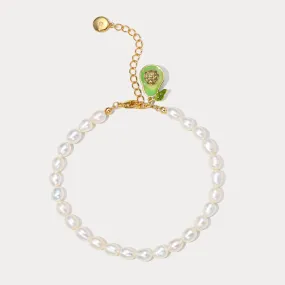 Avocado Pearl Bracelet Allure Sparkle Effortless Design