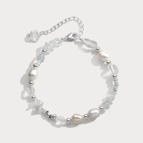Tasteful Accent Premium Style Crystal Beaded Bracelet