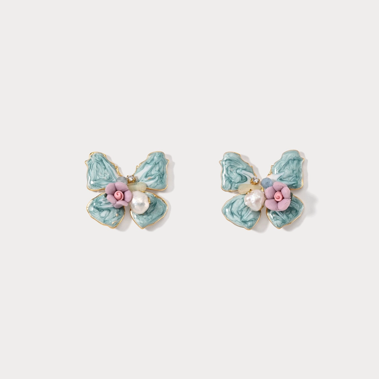 Butterfly Stud Earrings Stylish Choice