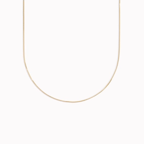 Box Chain Necklace - Narvik Luxury Shine Finish Timeless Contour