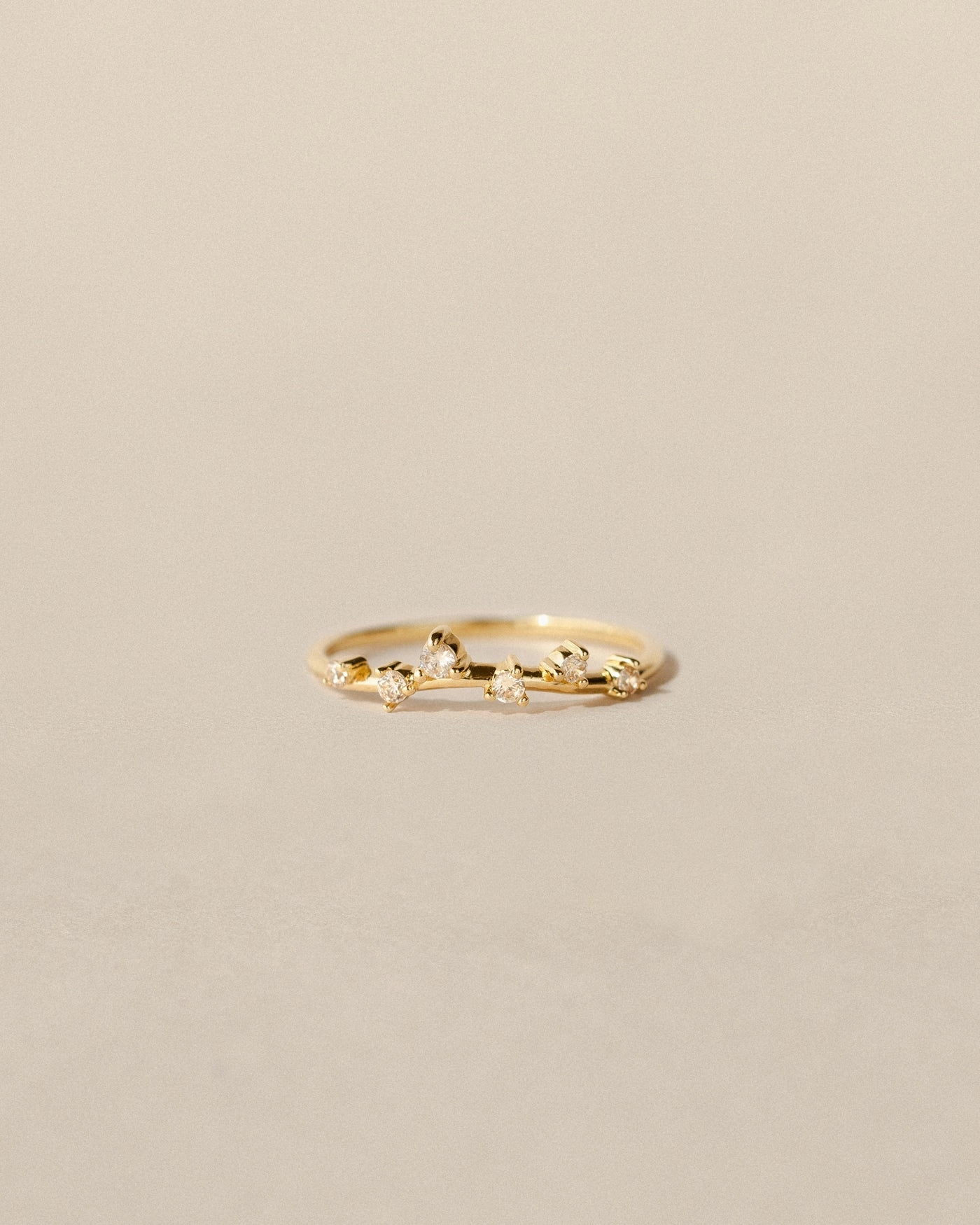 Wedding Style Birthday Style Dewdrop Arch Ring