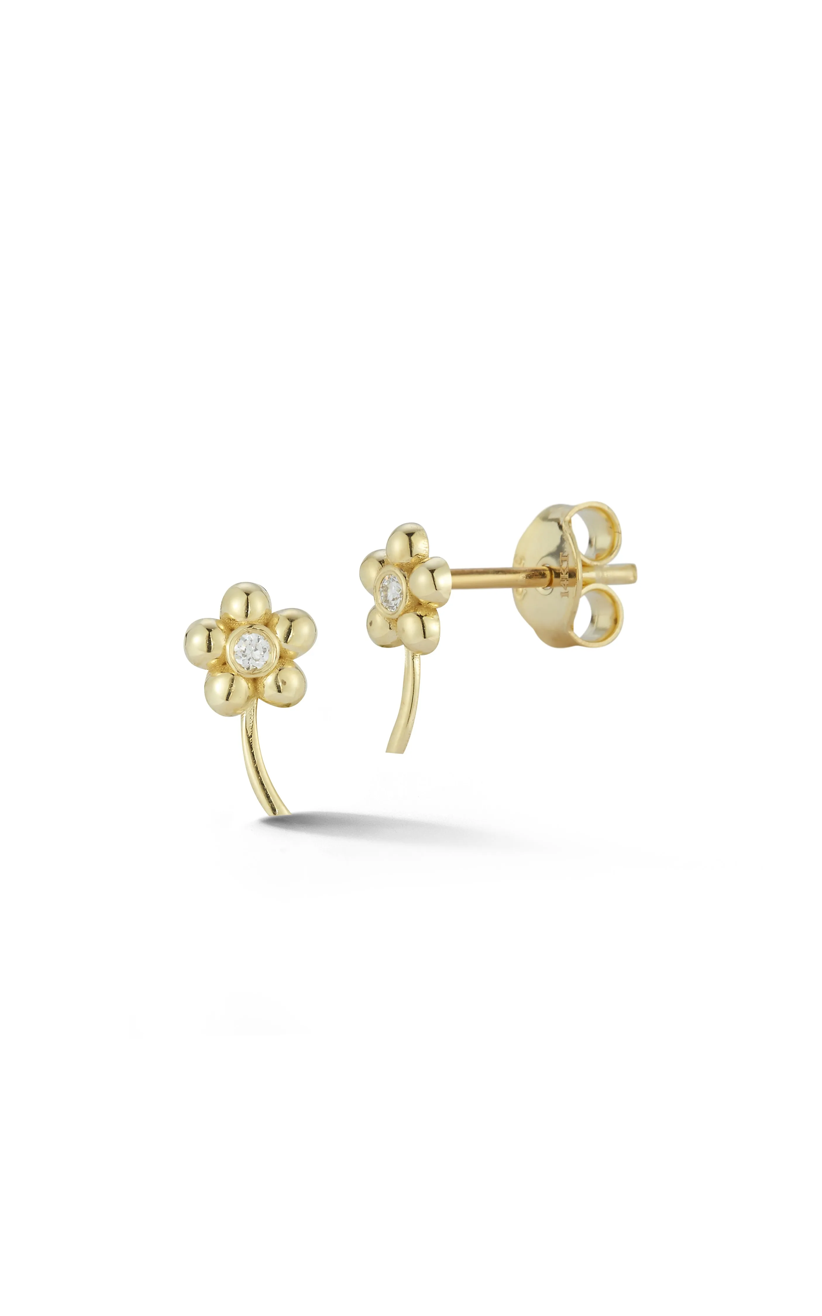 Diamond Flower Stud Earring family gathering