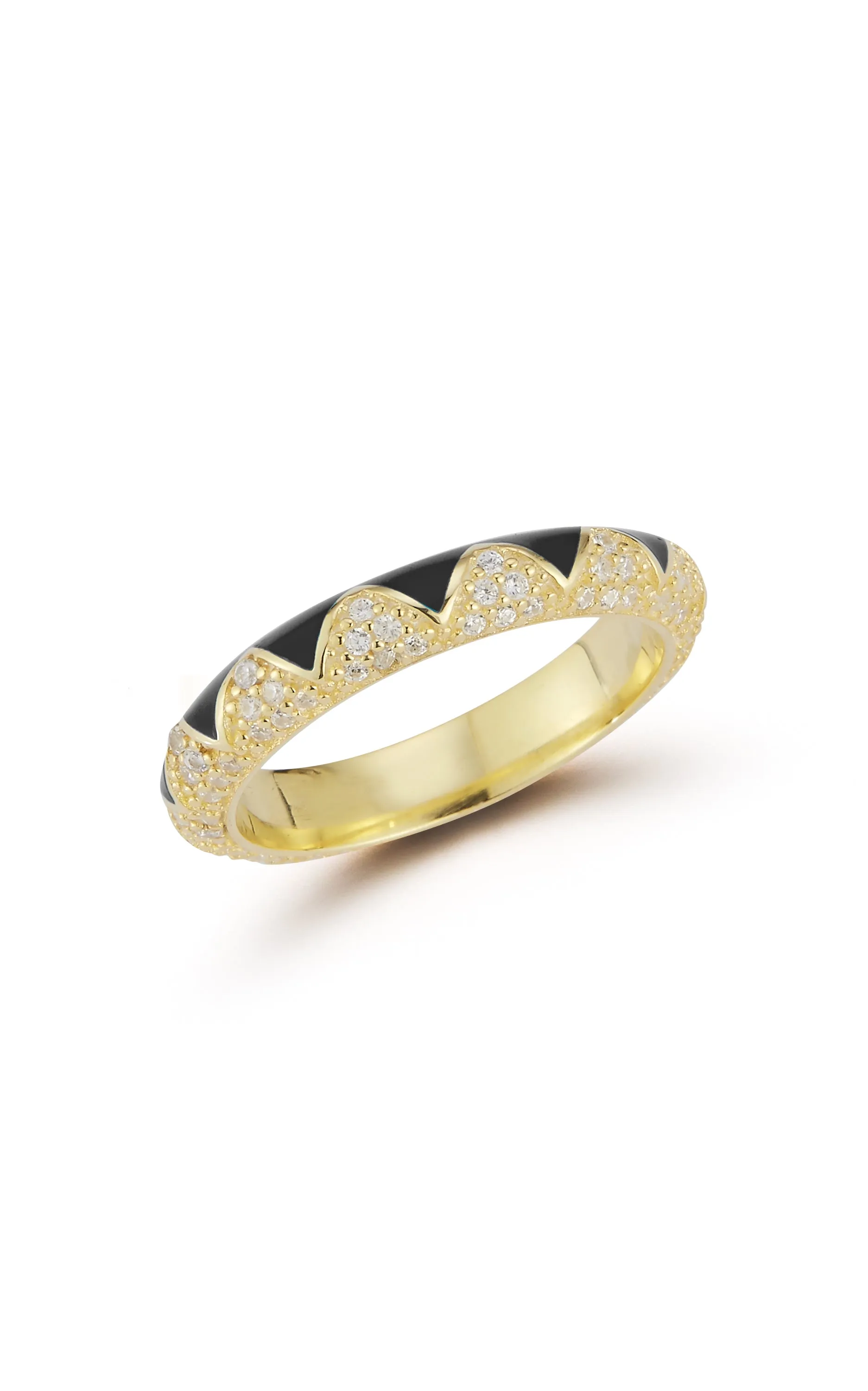 Robust Style Zig Zag Band Ring