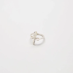 Vintage Silver Cross Ring Glam fit Statement Touch