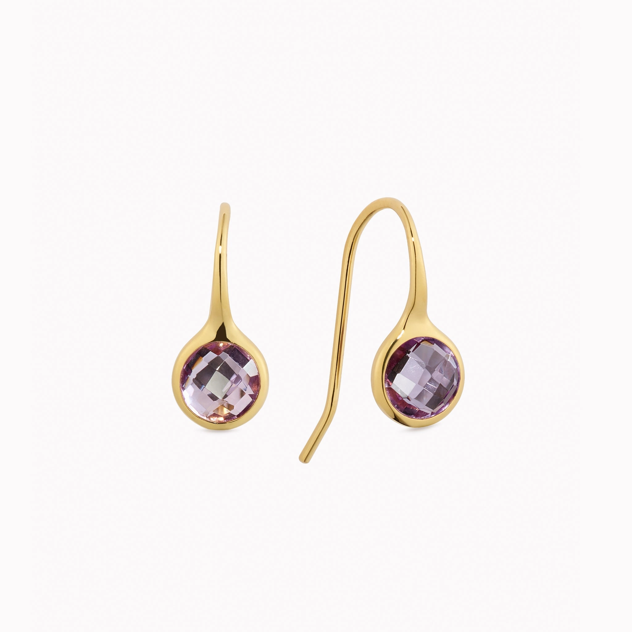 Amethyst Earrings - Sigrid Autumn Style