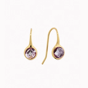 Amethyst Earrings - Sigrid Autumn Style