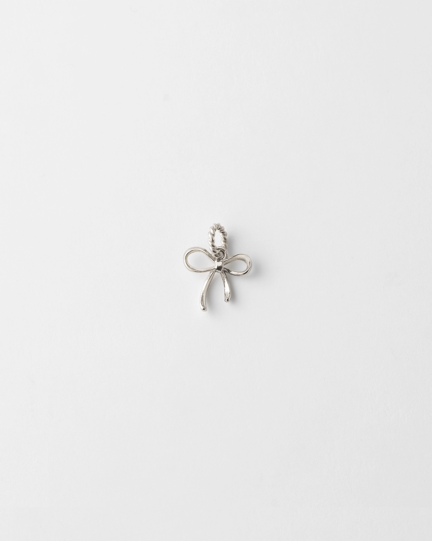 Bow Necklace Charm Modern Appeal