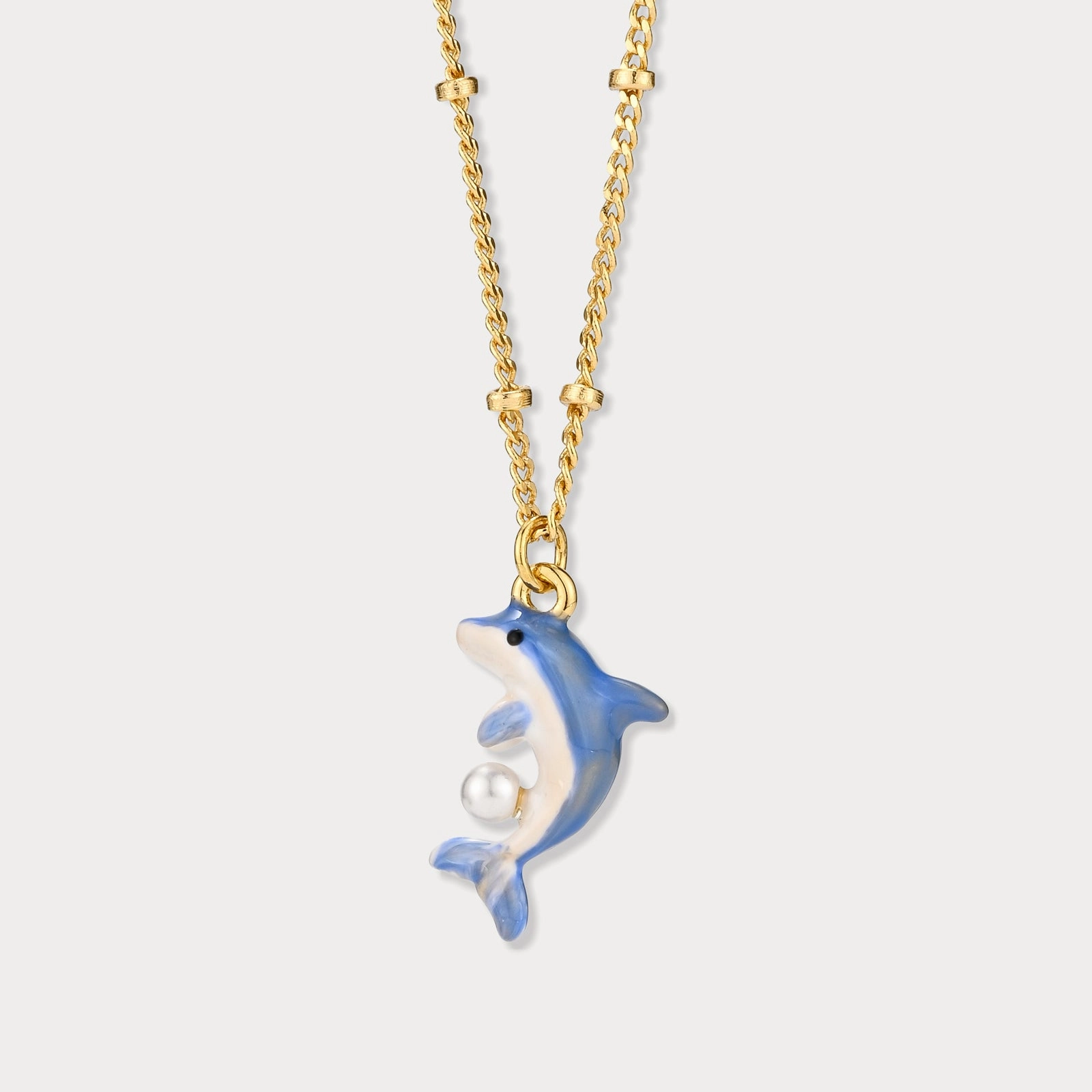 For Self Expression Spring Style Dolphin Necklace