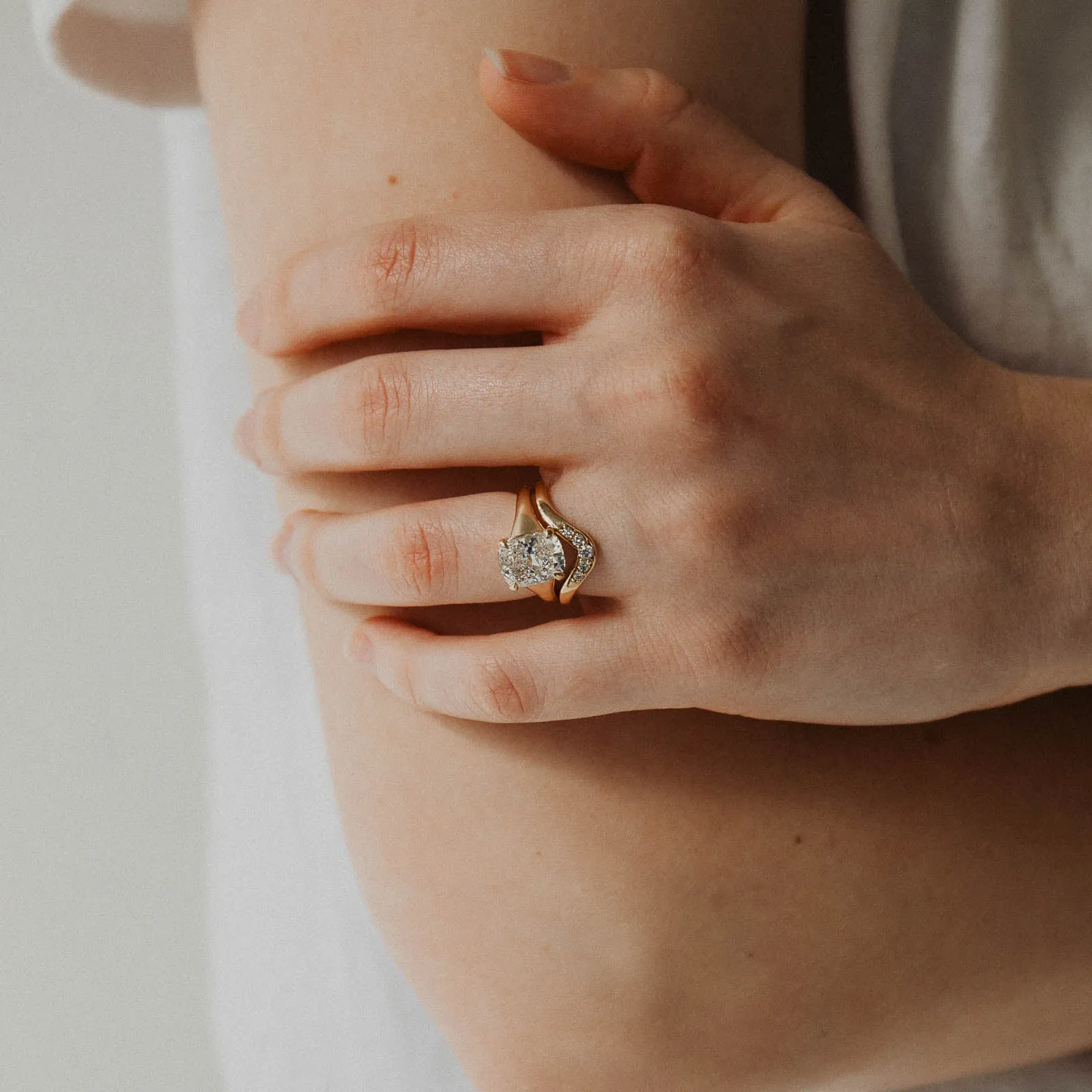 Vogue Style Fashionable Look Dorian Ring - Lab Diamond